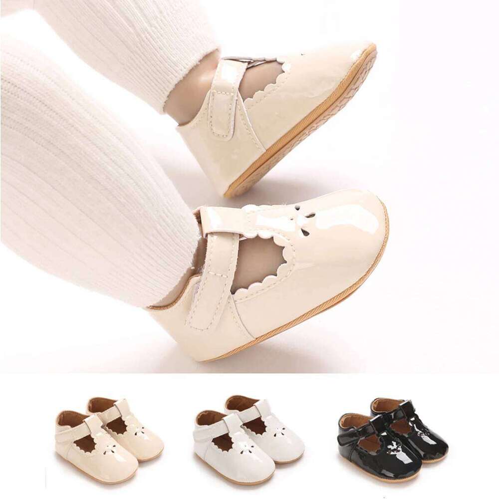 "Baby Princess Velcro Strap First Walkers | Non-Slip Comfortable Toddler Shoes (6-24M)"