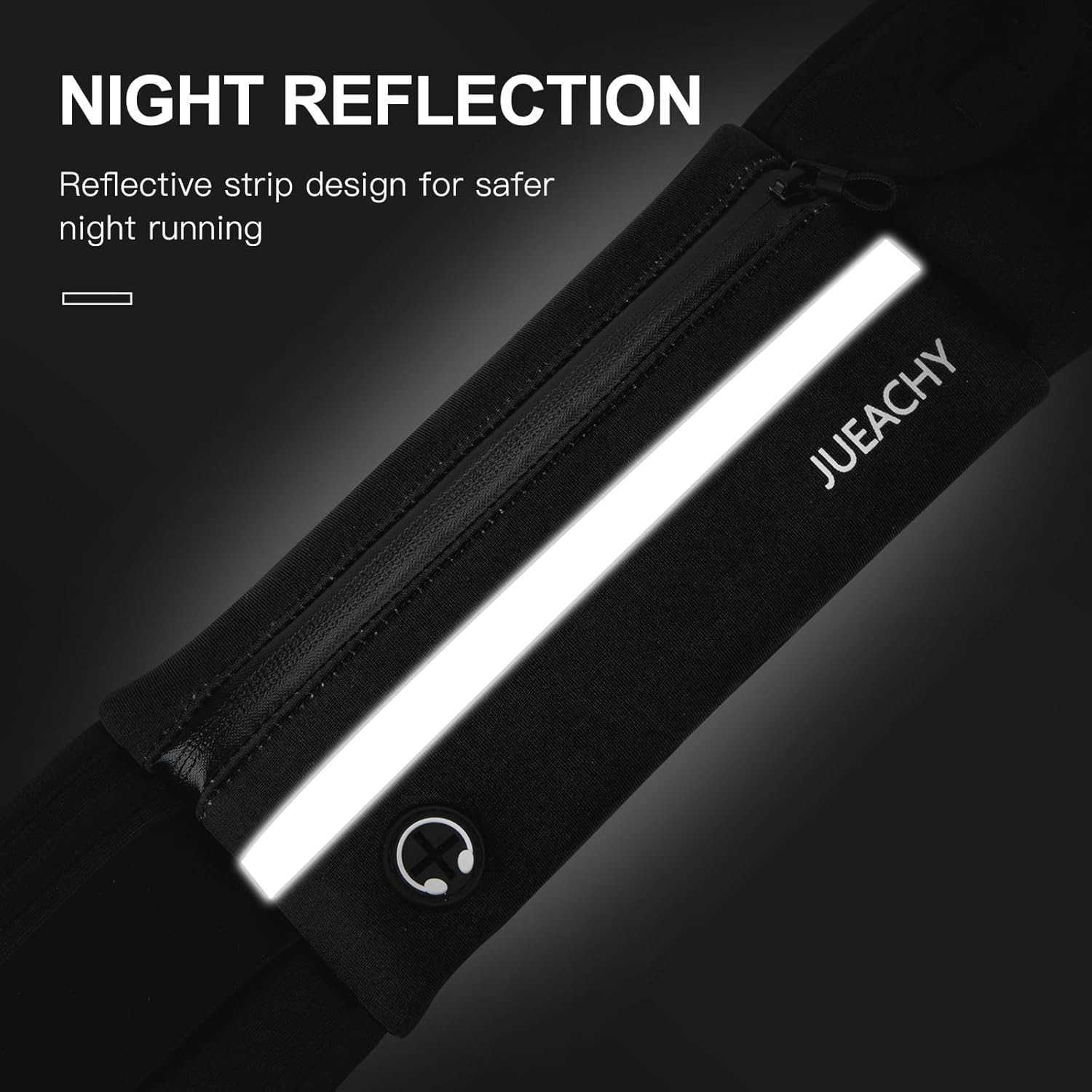 Running Belts for Women Waterproof Fanny Pack Running Waist Pouch Phone holder Adjustable Sports Money Belt with Headphone PortW250912