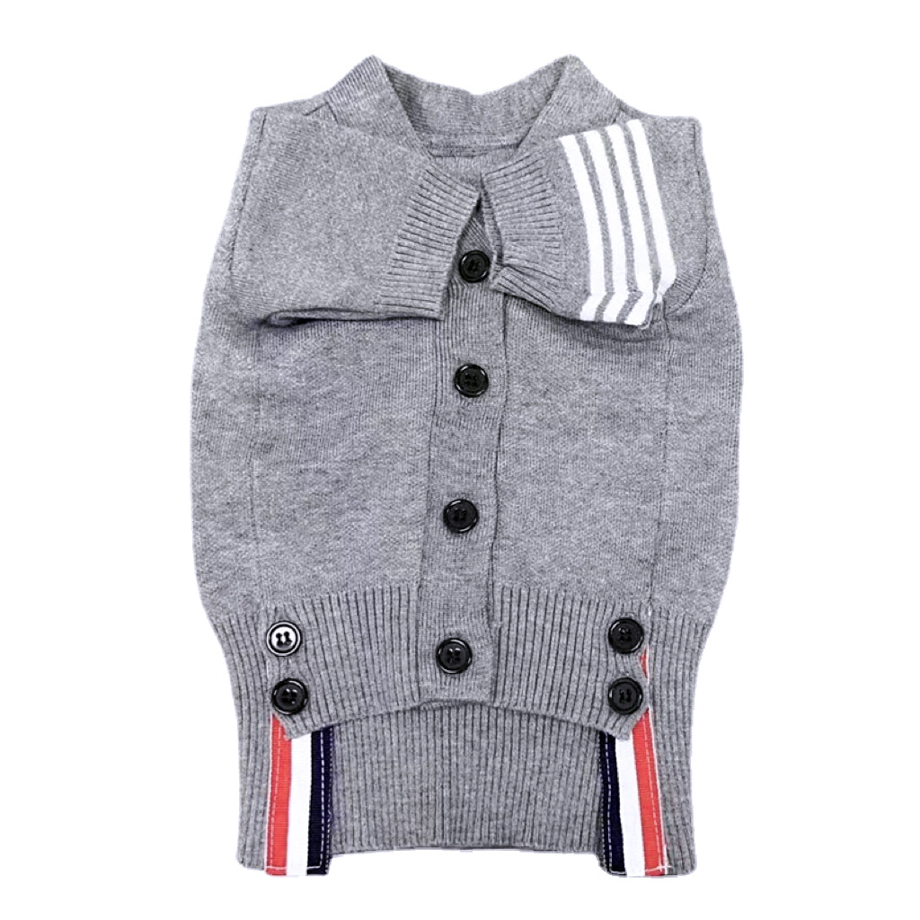 Dog Sweater Dog Cardigan Sweater Knitted Dog Sweater Classic Warm Windproof Puppy Sweater Winter Clothes for Small Medium Large Dogs CH333