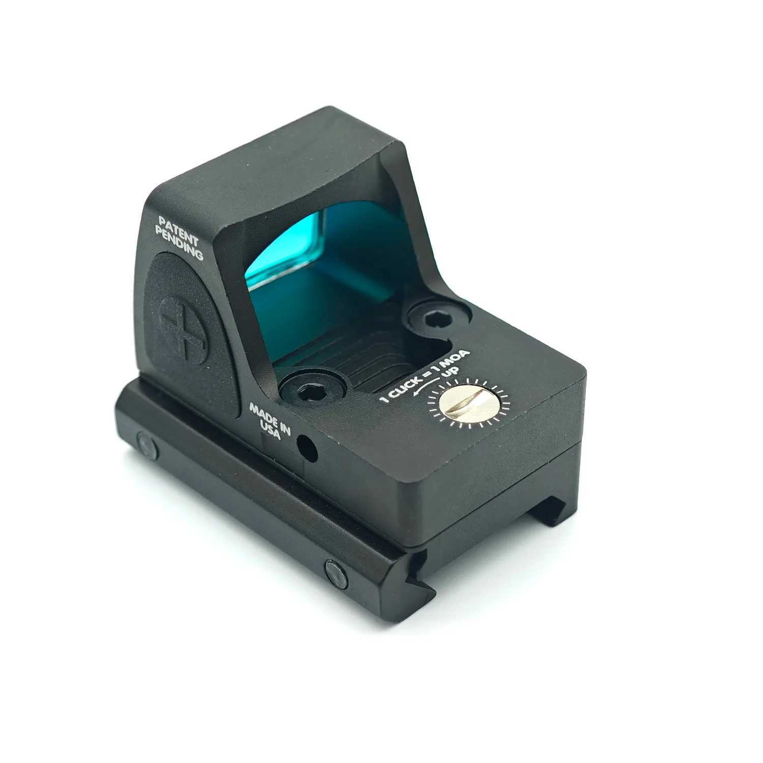 Mini Red Dot Sight Scope 3MOA with Glock Rear Sight Base Airsoft 1913 Mount Riflescope Fit 20mm Weaver Rail for Hunting Rifle C250912