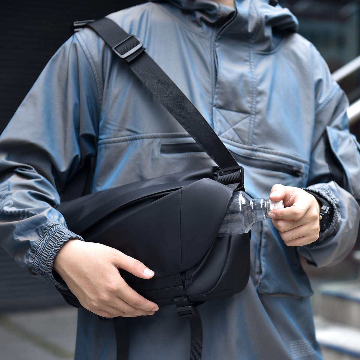 Crossbody Bag Men S Luxury Bag Free Shipping Korean Style High End Oxford Cloth Small Backpack Designer Bag Water Resistant Casual Sports Solid Color 