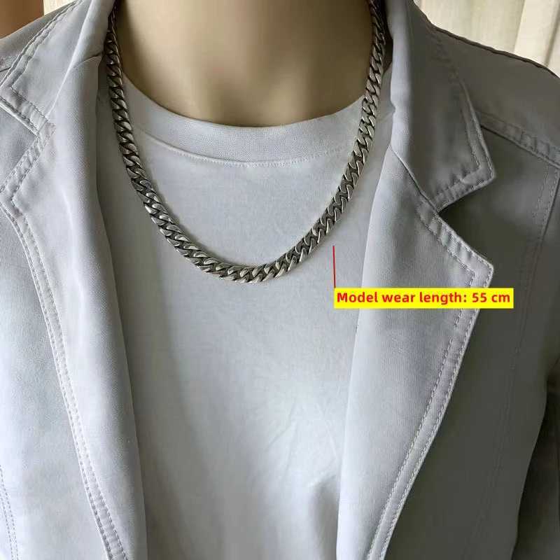 Factory Pr 100 S925 Sterling Silver Miami Hiphop Cuban Trend Clavicle Chain Necklace for Man Women Boyfriends JewelryXJ250912
