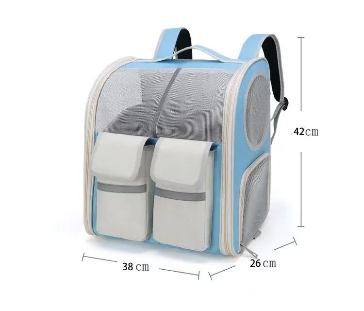 Pet backpack suitcase for delivery, cat outdoor travel suitcase Pet Box multi-purpose dog luggage, wholesale