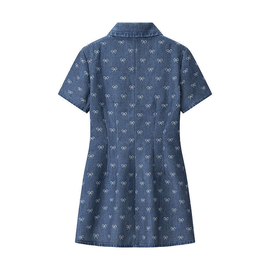 DHEssentials Women's French Style Socialite Little Chanel Fashion Niche Design Bow Dress