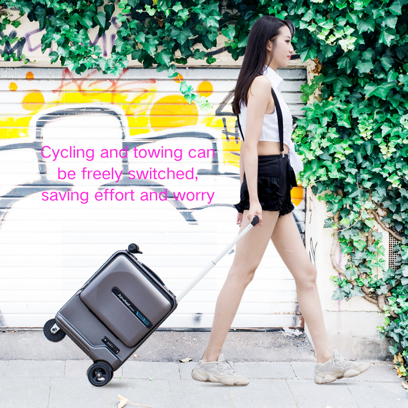 ORMIE Electric Luggage - Compact, Aviation - Friendly Travel Companion with Integrated Battery SE3minit