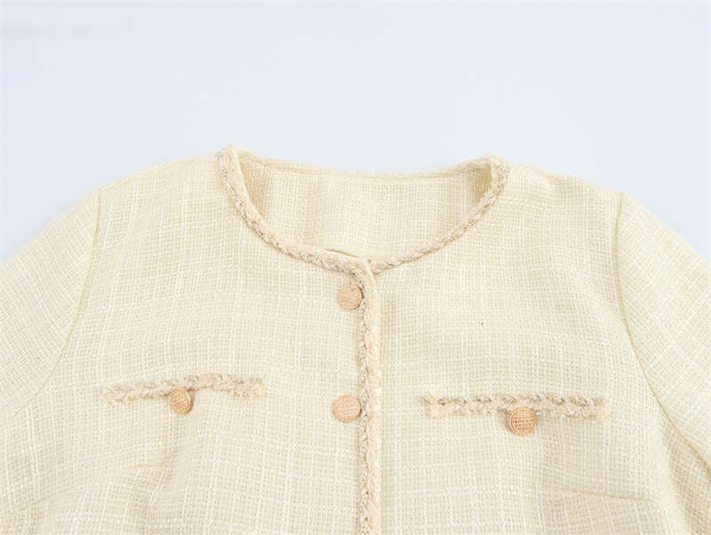 DHEssentials Spring New Set Little Chanel Sleeve Top Short Skirt French Design Versatile Niche Women's Style