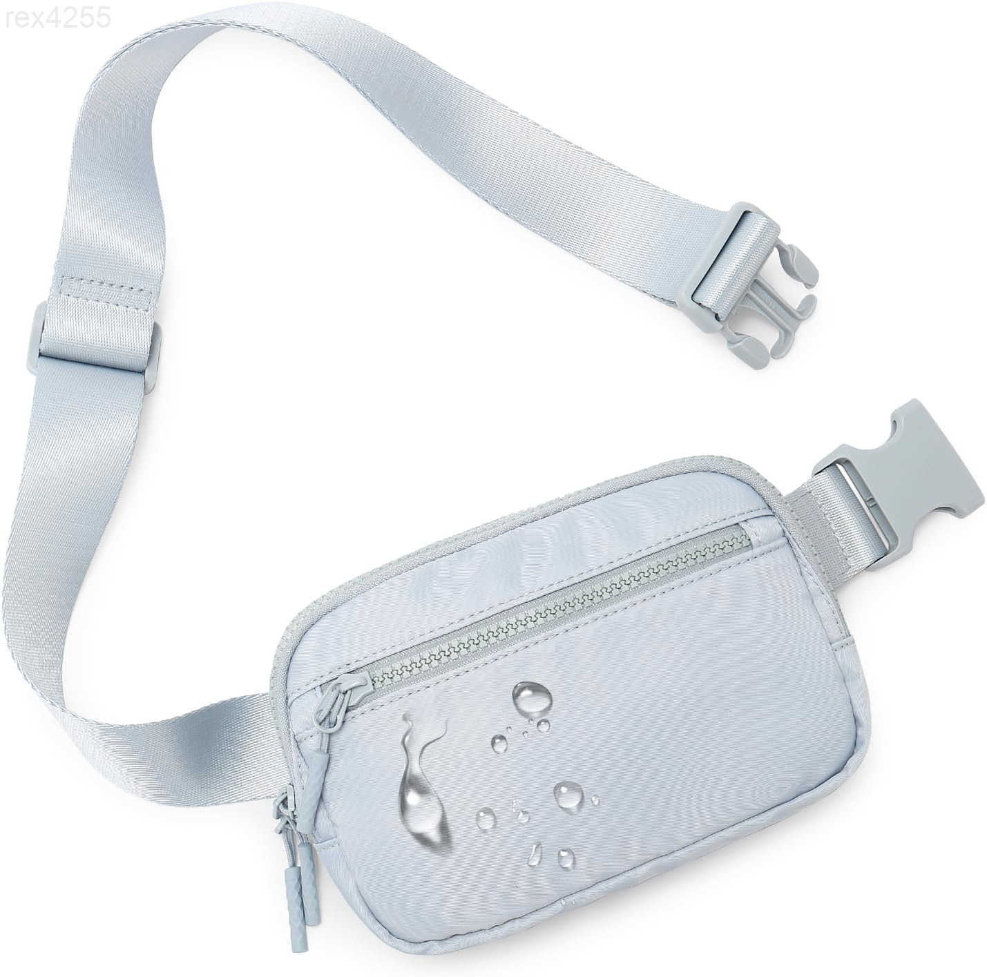 Fanny Packs for Women Men Belt Bag with 4 Zipper Pockets Fashion Waist Packs Lightweight Crossbody Bags with Adjustable Strap for WorkoutRunningHiking