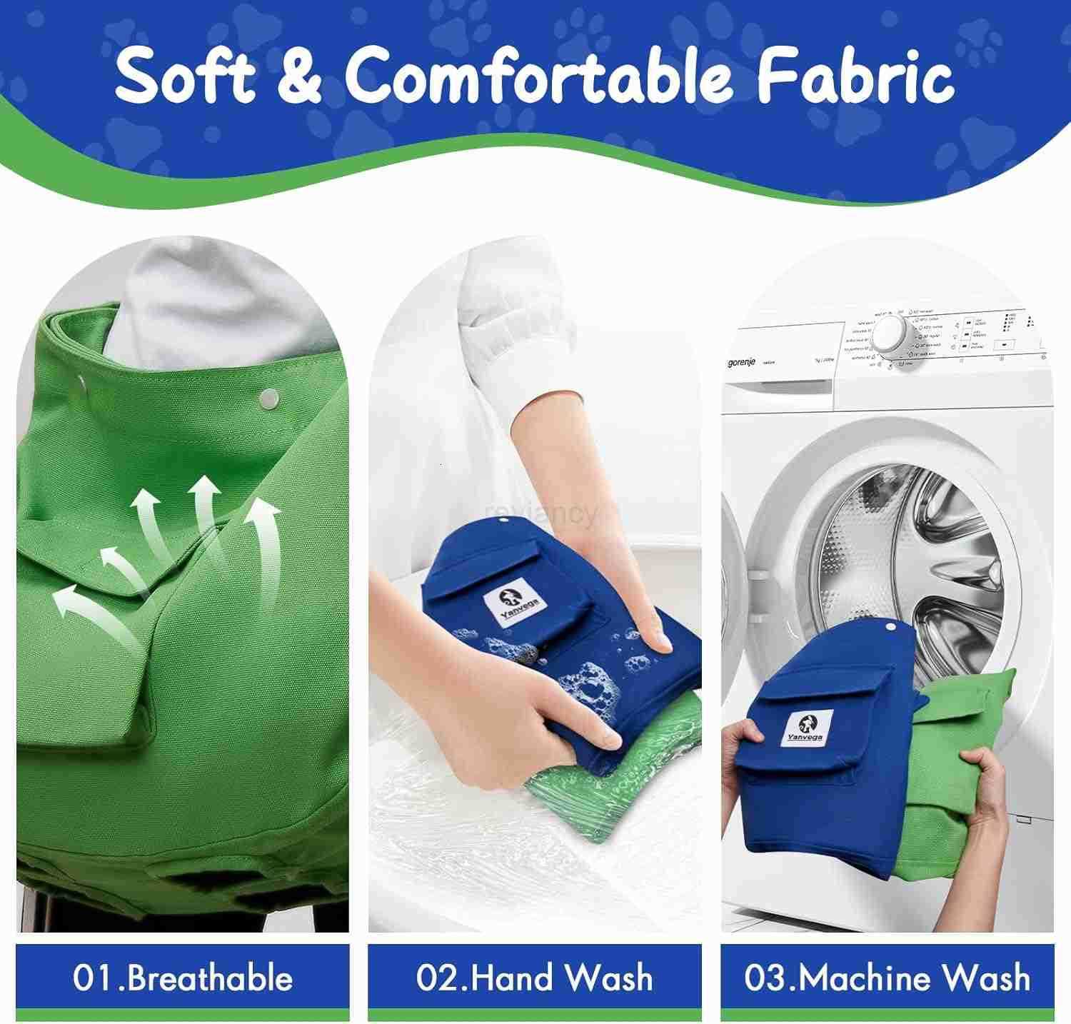 Cat Bag Carrier Sling Cat Carrier Soft Pet Supplies Hands Free Shoulder Crossbody Cat Dog Carrier Pouch Color Green Size L Cat Sling Carrier Outdoor T