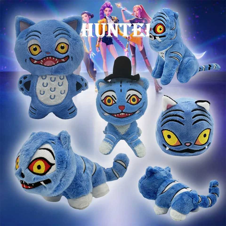 TreasuringU New Kpop Demon Plush Toys Game Hunters Tiger Stuffed Toy Doll Blue Tiger Animals Plushie Birthday Gifts Z250912