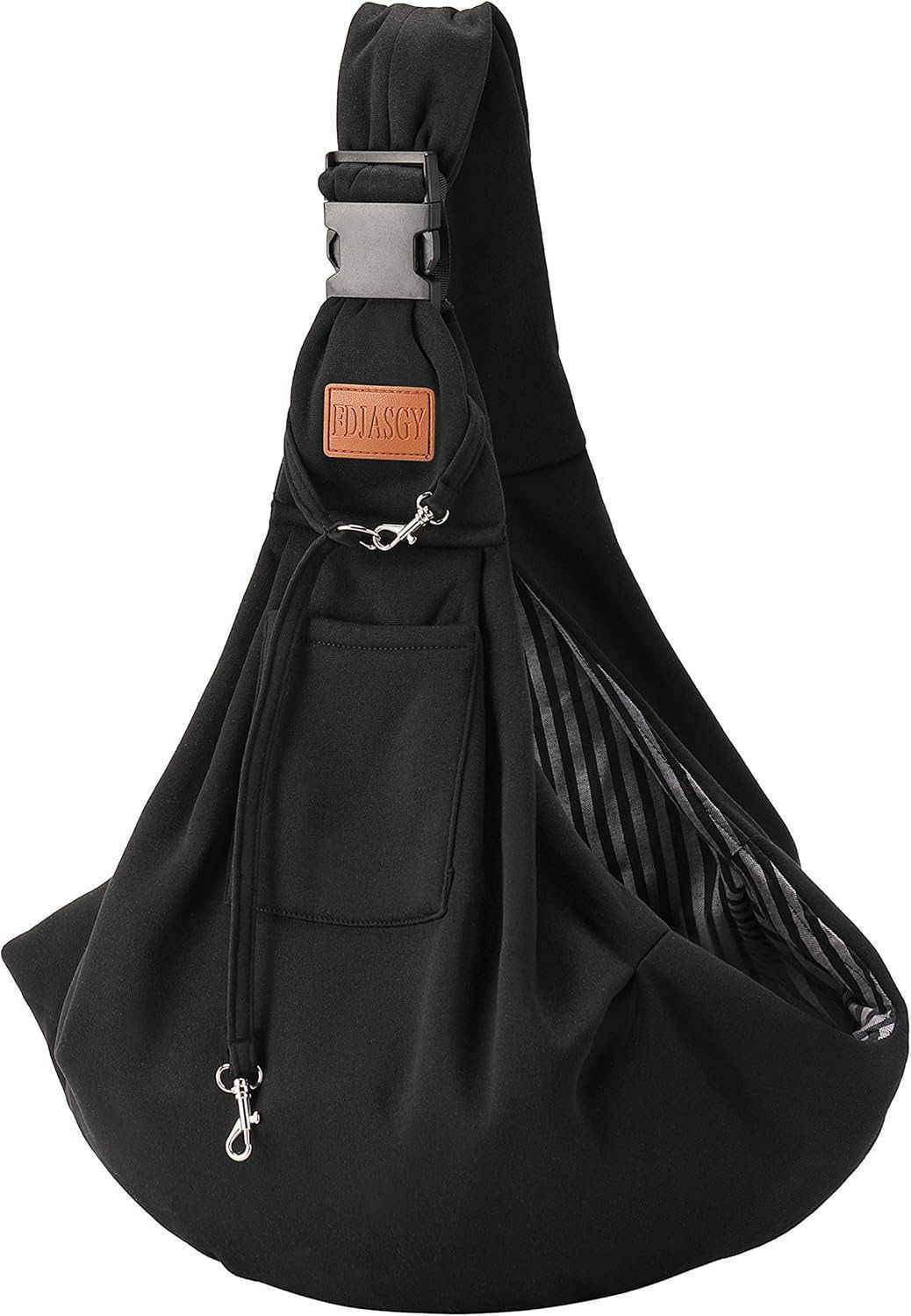 Small Dog Sling Cat Carrier Adjustable Strap Hands Free Reversible Pet Puppy Travel Bag Backpack for Outdoor TravelW250912