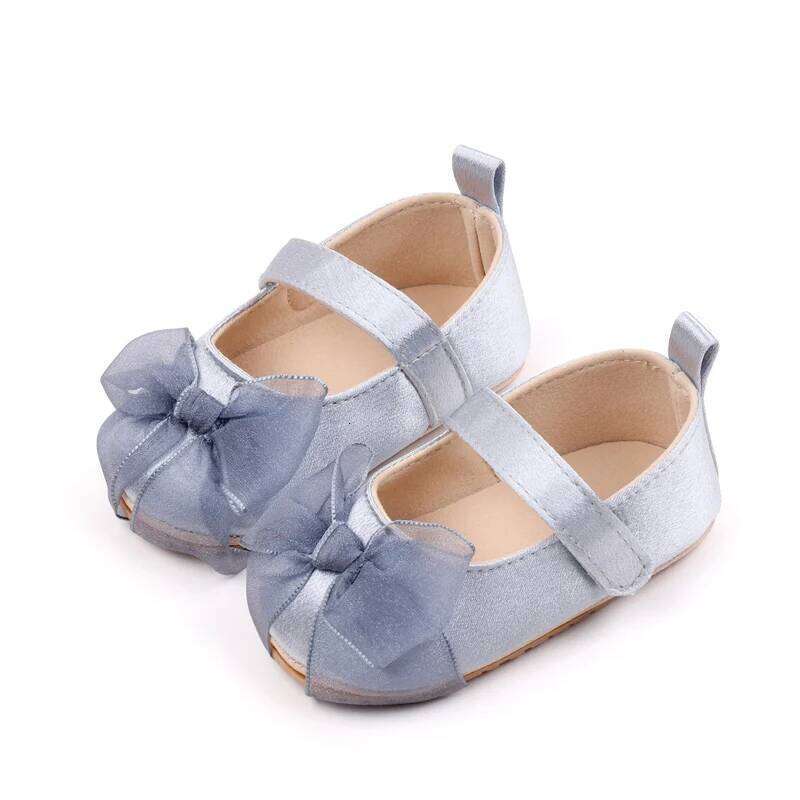 Girl Walking Baby Bowknot Non-slip Soft Bottom Princess Shoes