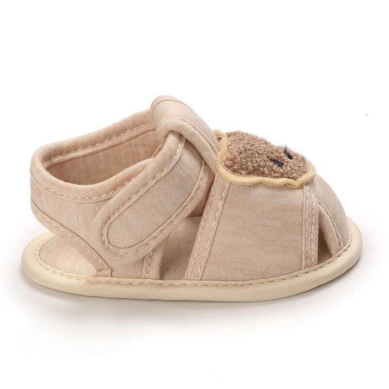 Fashionable popular baby cute teddy bear casual sandals first step walking shoes for boys and girls