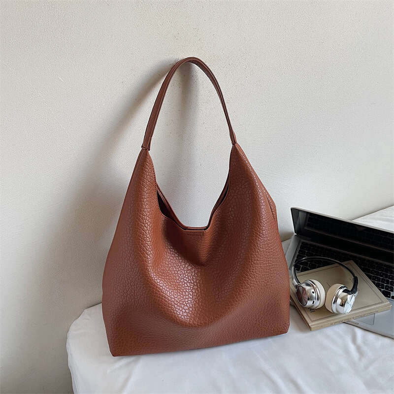 Textured Commuter Handbag 2025 New Fashion Single Shoulder Underarm Tote Designer Bags Women's Bag