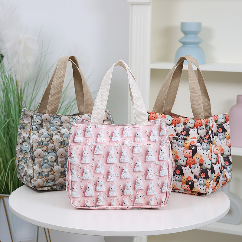 New Cartoon Kitten Designer Bag Portable Mommy Bag Free Shipping Retro Fashion Handbag For Outings Luxury Bag And Carrying Miscellaneous Items