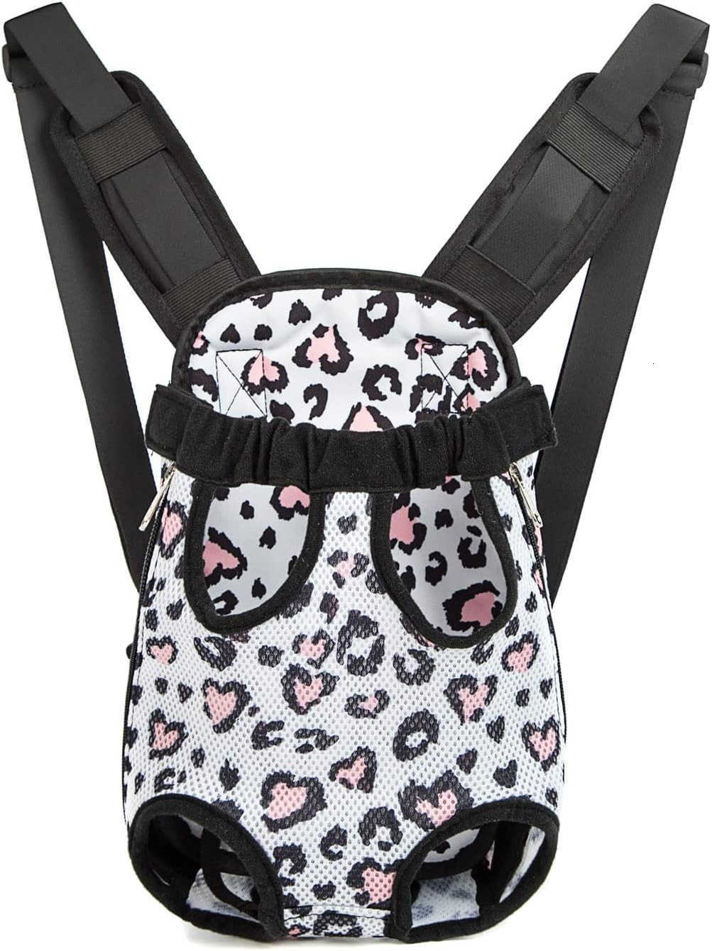 Pet Dog Carrier Backpack Legs Out Adjustable Pet Front Cat Backpack Carrier Travel Bag for Traveling Hiking Camping for Small Medium Dogs Cats Puppies