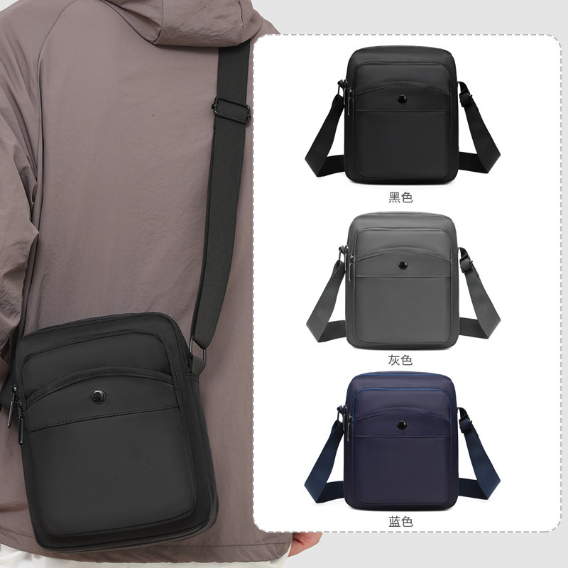 Free Shipping New Men S Large Capacity Single Shoulder Crossbody Handbag Korean Fashion Luxury Designer Bag Bag Trendy Multi Purpose Bag