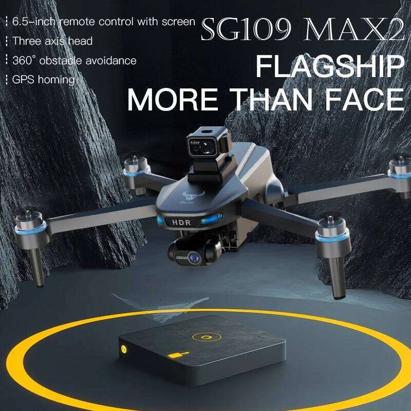 New SG MAX GPS Drone With K Camera Axis Gimbal WIFI Laser Obstacle Avoidance Screen Remote G FPV Brushless RC Dron