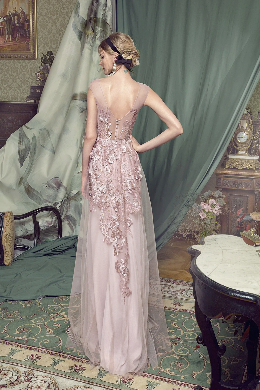 Papilio 2025 Mother of the Bride Dresses Sexy High Side Split Backless Lace Appliques Evening Gowns Floor Length Wedding Guest Dress