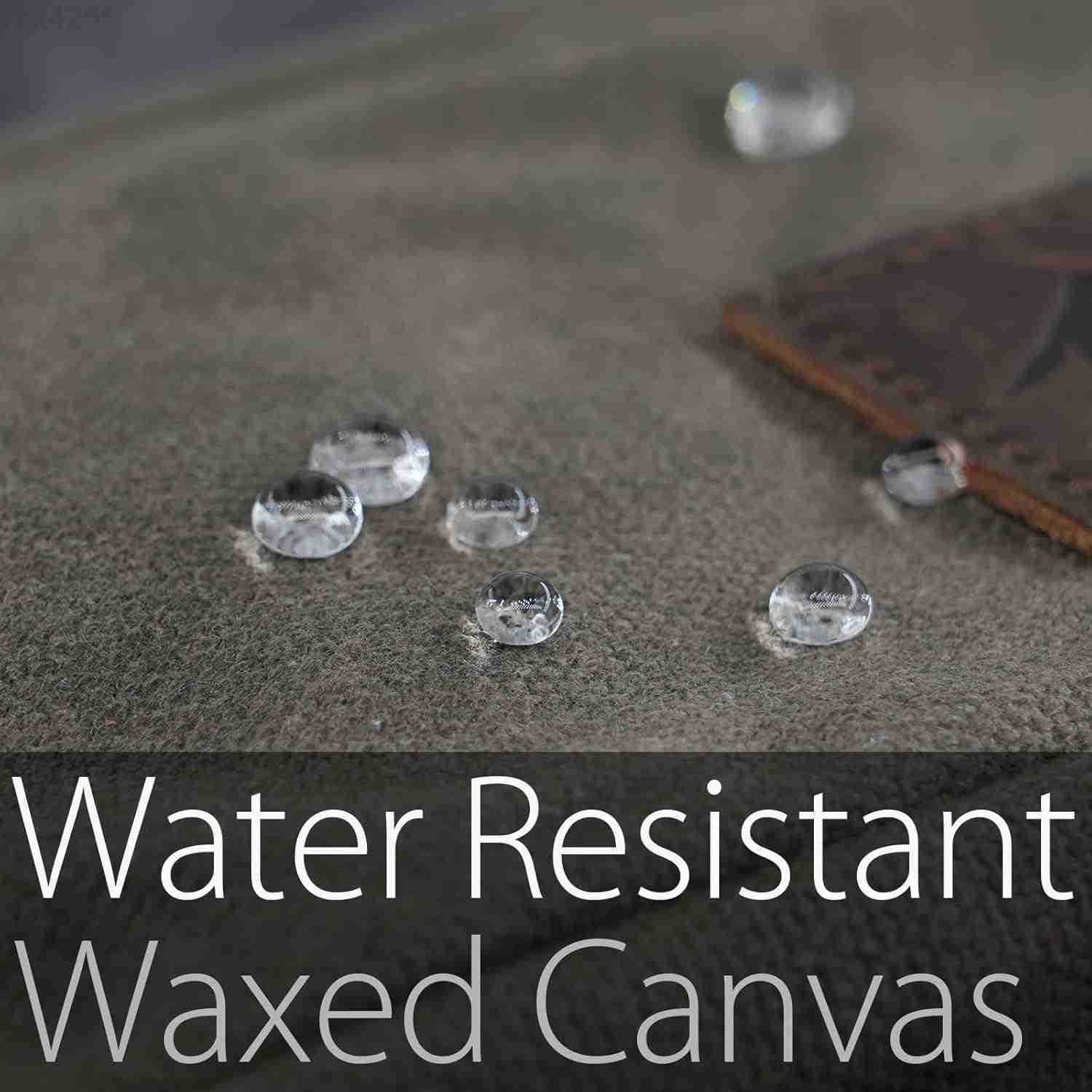 Belt Pouch for Men Women YKK Zippers EDC Pouch Belt Bag Waist Pack for Hiking Water Resistant Waxed Canvas OliveW250912