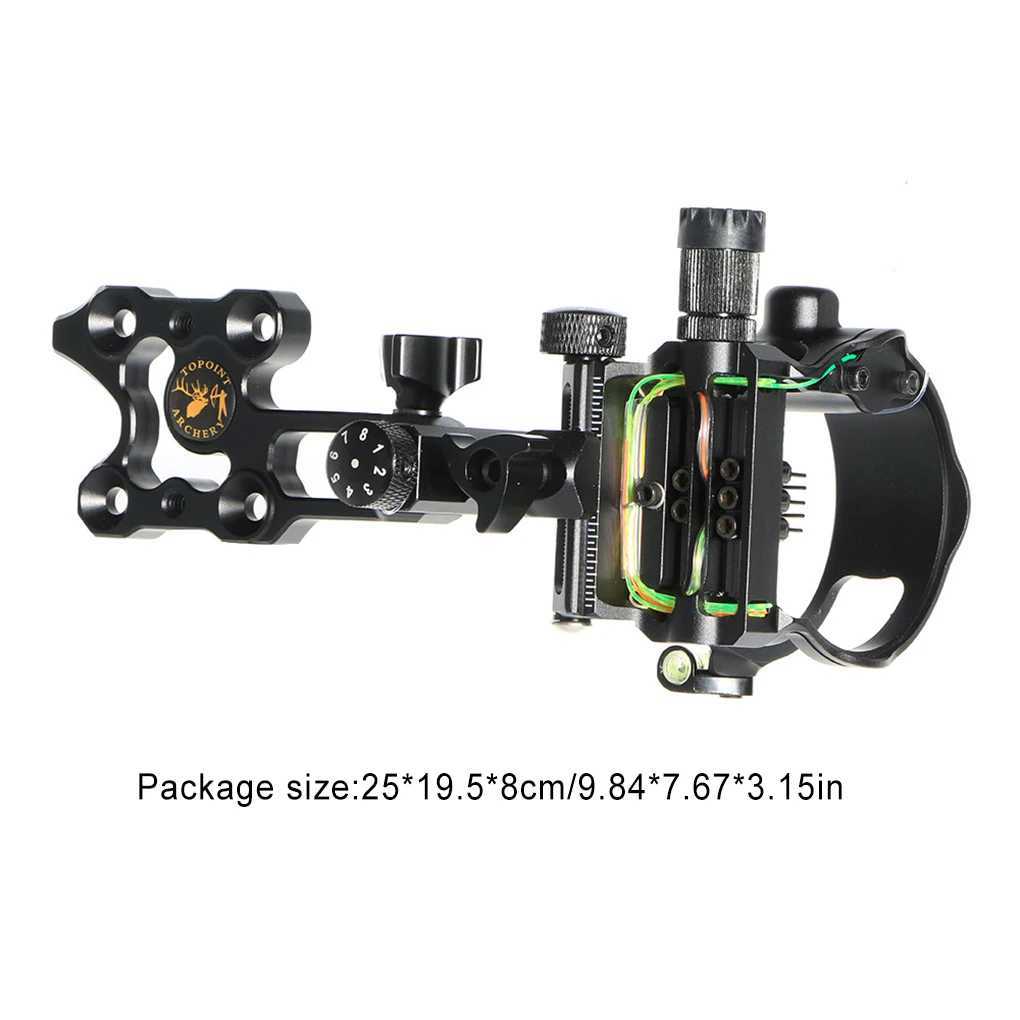 Hunting Practicing Sight with Adjustable Light Aluminum Alloy Shooting Sighting Accurate Aiming Tool Accessory Outdoor C250912