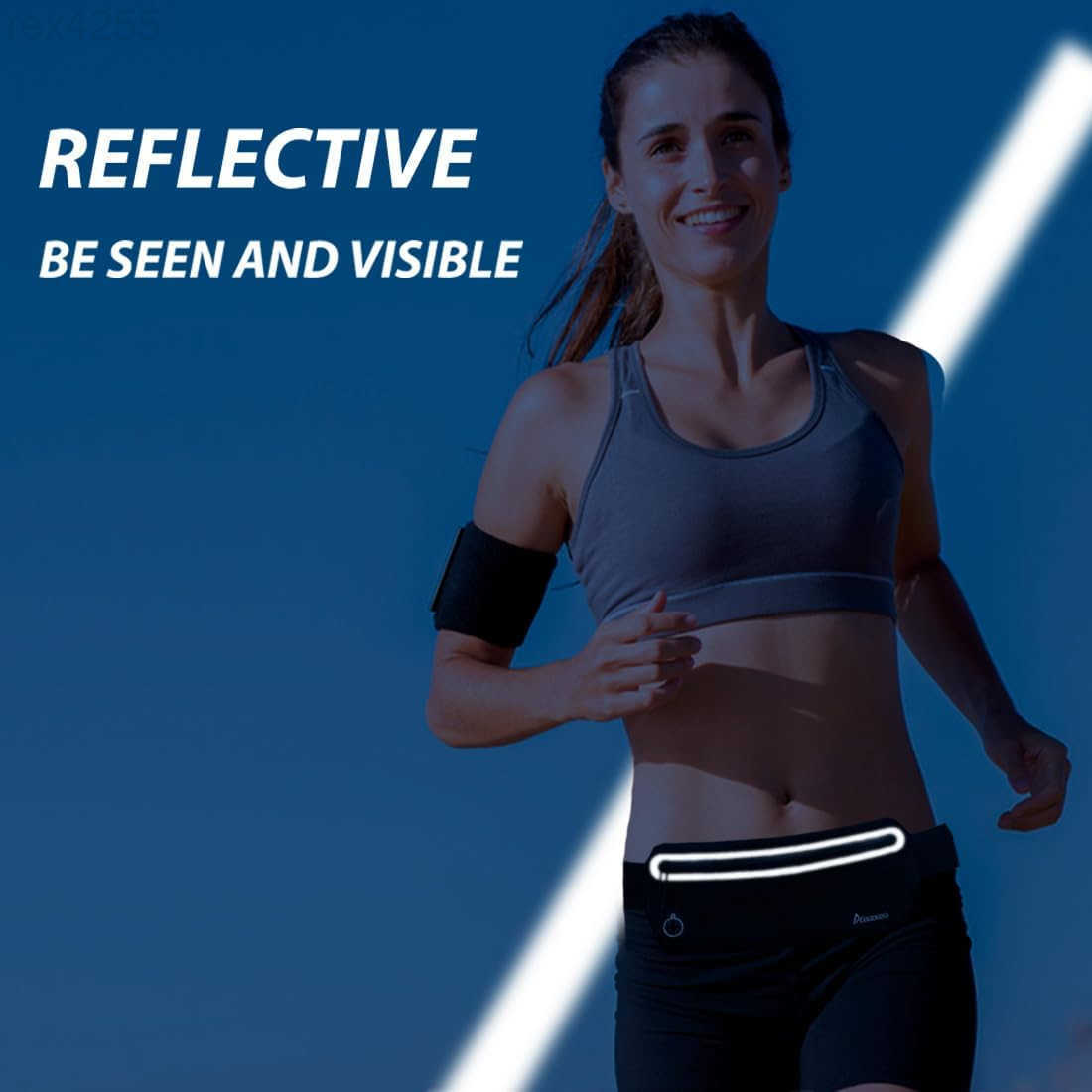 Slim Running Belt Fanny Pack Women MenRunners Phone Holder Waist BagRun Pouch Waist Belt for Workout JoggingTravel Money Belt Running Gear Accessories