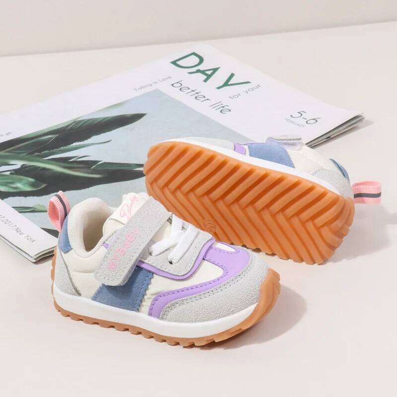 Boys Girls Fashion Walking Spring and Fall New Baby Soft Rubber Bottom Non-slip Functional Shoes