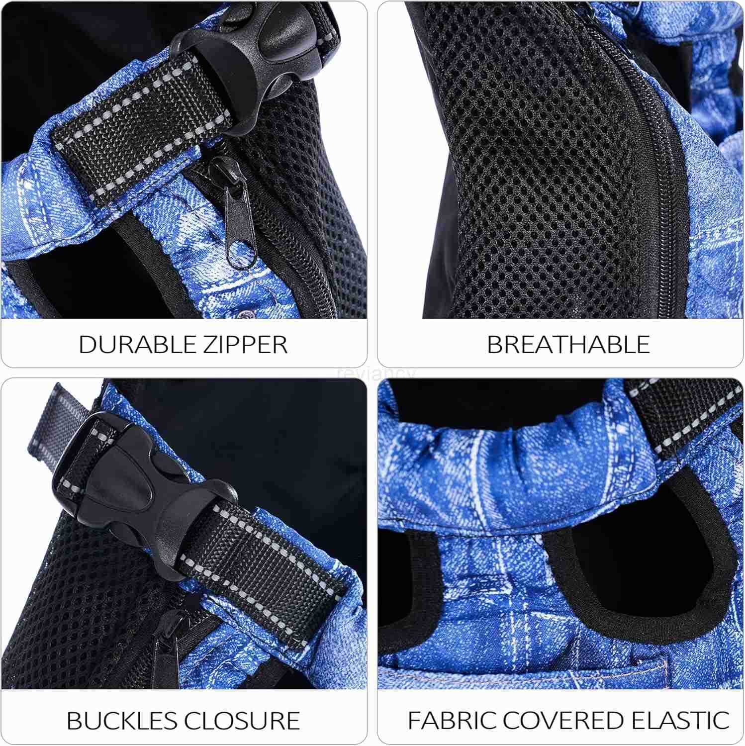 Backpack Pet Tote Bags for CATs or Doggies Portable Puppy Travel Carrier Bags Cozy Soft Pet Puppies Carriers Slings Backpacks Cow Medium Pack of 1W250