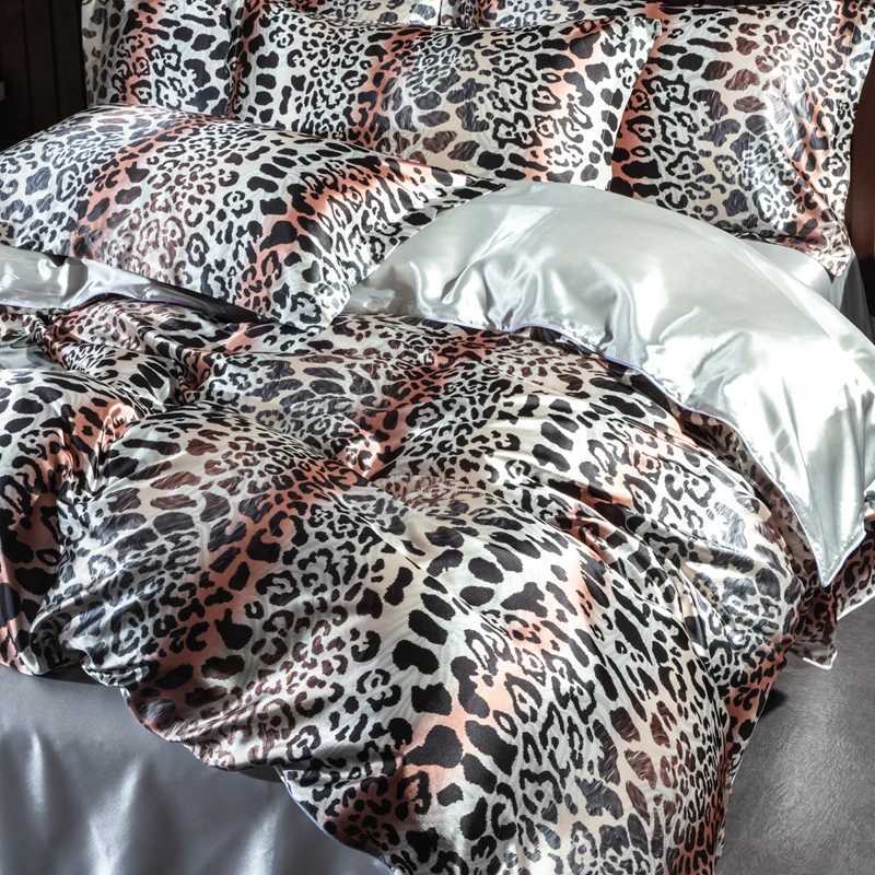 High End Blending Natural Mulberry Silk Bedding Set Luxury Satin Silky Bed Sheets Set Duvet Cover FittedFlat Sheets Pillowcase C250912