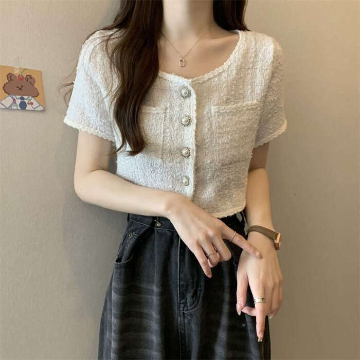 DHEssentials 2025 Summer Super Beautiful Little Chanel Style Jacket for Women, New High-end Cardigan, Versatile and Stylish Short Top