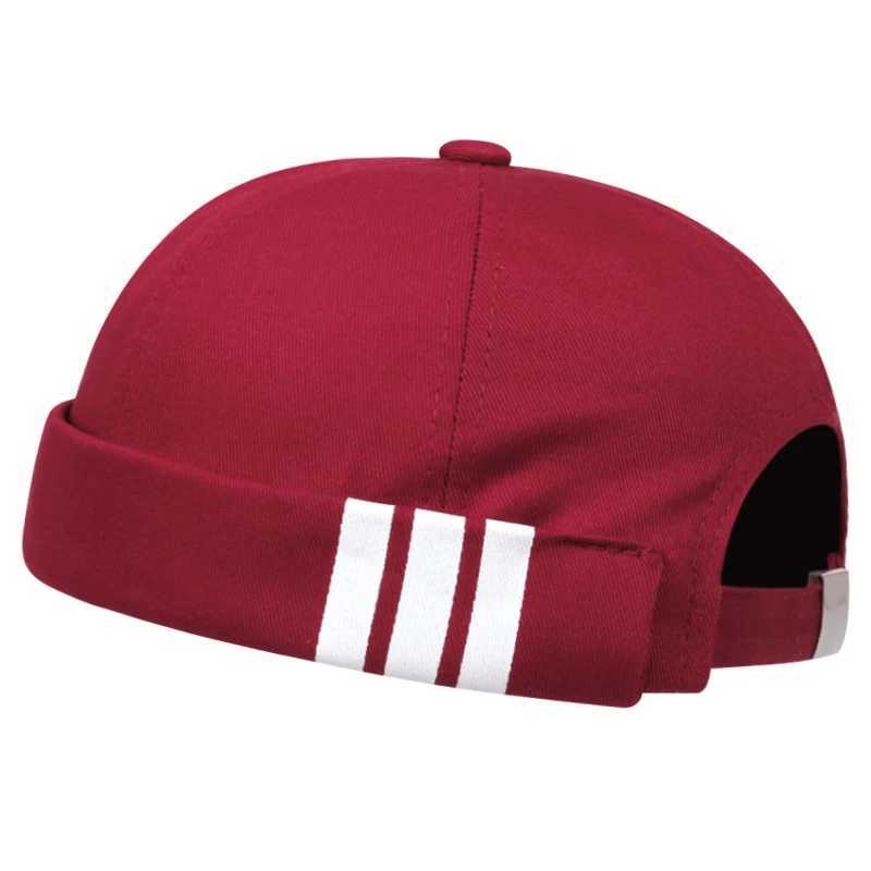 2024 New Fashion Stripe Printing High Quality Beanie Hat Retro Sailor Hats Outdoor Sun Men Wan Adjustab Fishing G250910