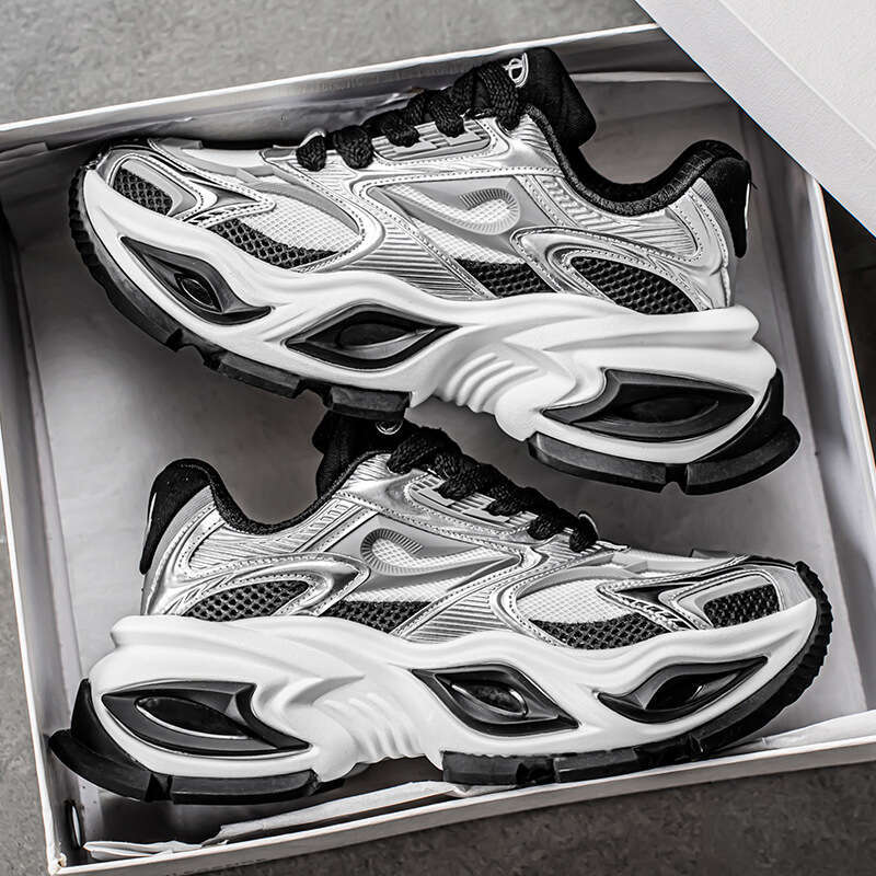 Light Luxury Designer Style 2025 Summer Mesh Breathable Sneakers Outdoor Dad Student Trendy Vintage Work Shoes