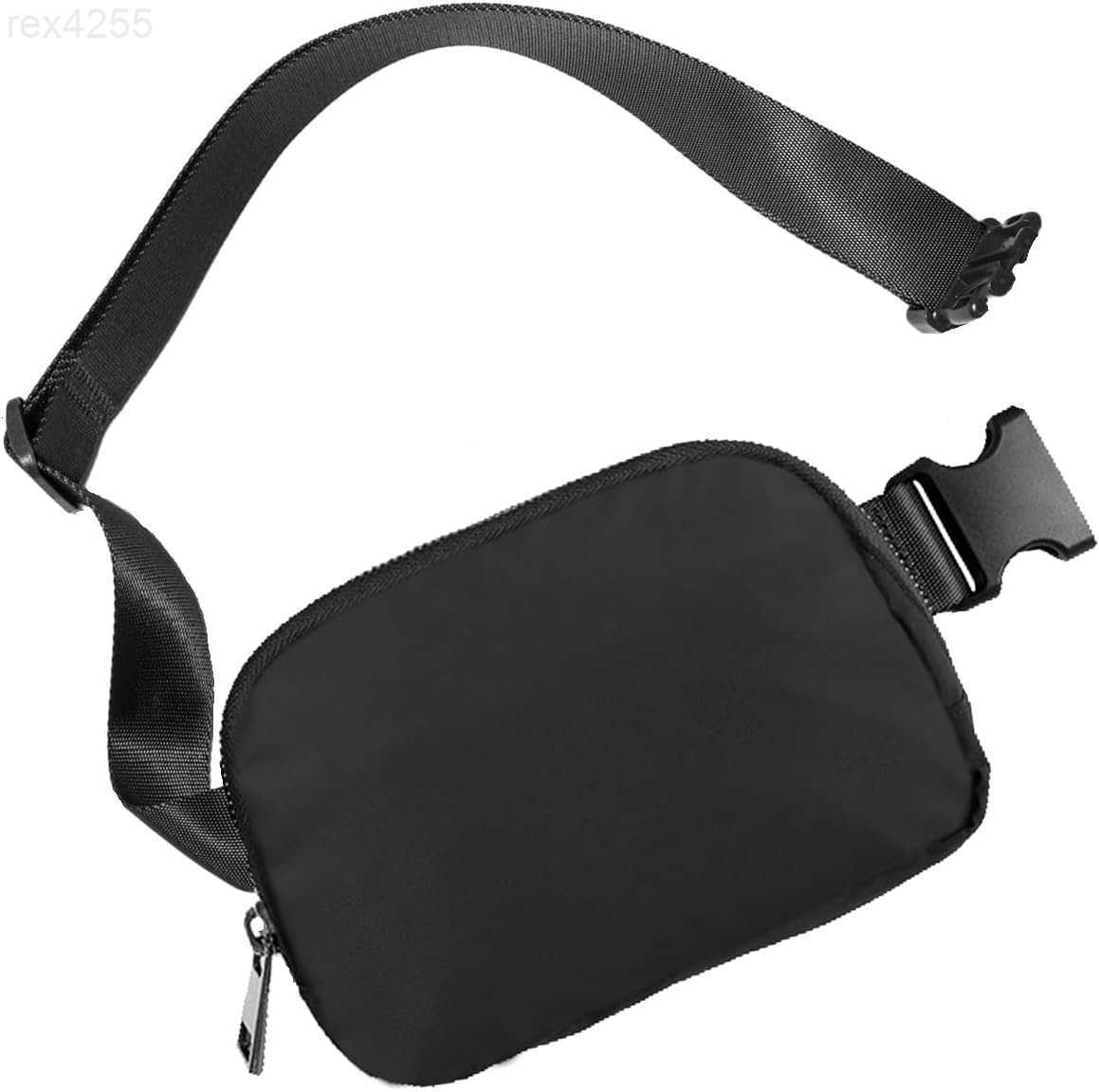 Mini Belt Bag Black Fanny Pack for Women Men Fashionable Small Waist Pack Crossbody Bag for RunningHikingJoggingCycling Black fanny bagW250912