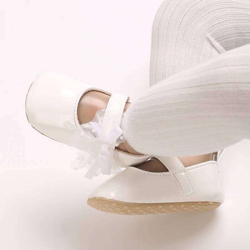 Baby Girls 0-18 Months First Walkers Soft Sole Princess Shoes Spring Autumn Cute Bow Comfortable