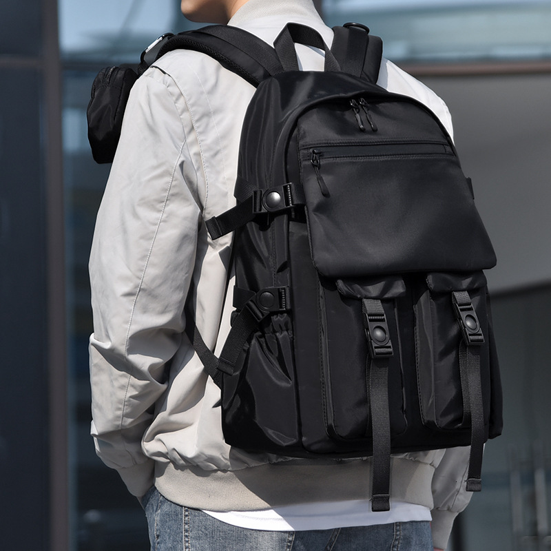 Backpack Men S New Fashion Trendy Casual Free Shipping Designer Bag College Student Bag Luxury Bag Men S Commuting Large Capacity Travel Computer Back