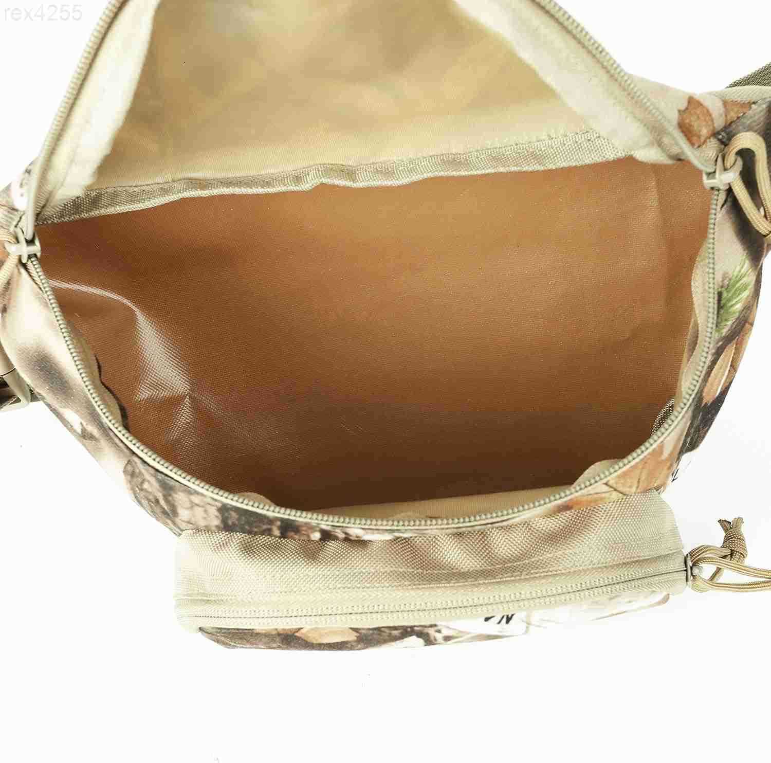 Hunting Camouflage Fanny Pack for Men Waterproof Waist Bag for Hunters Woodland CamoW250912