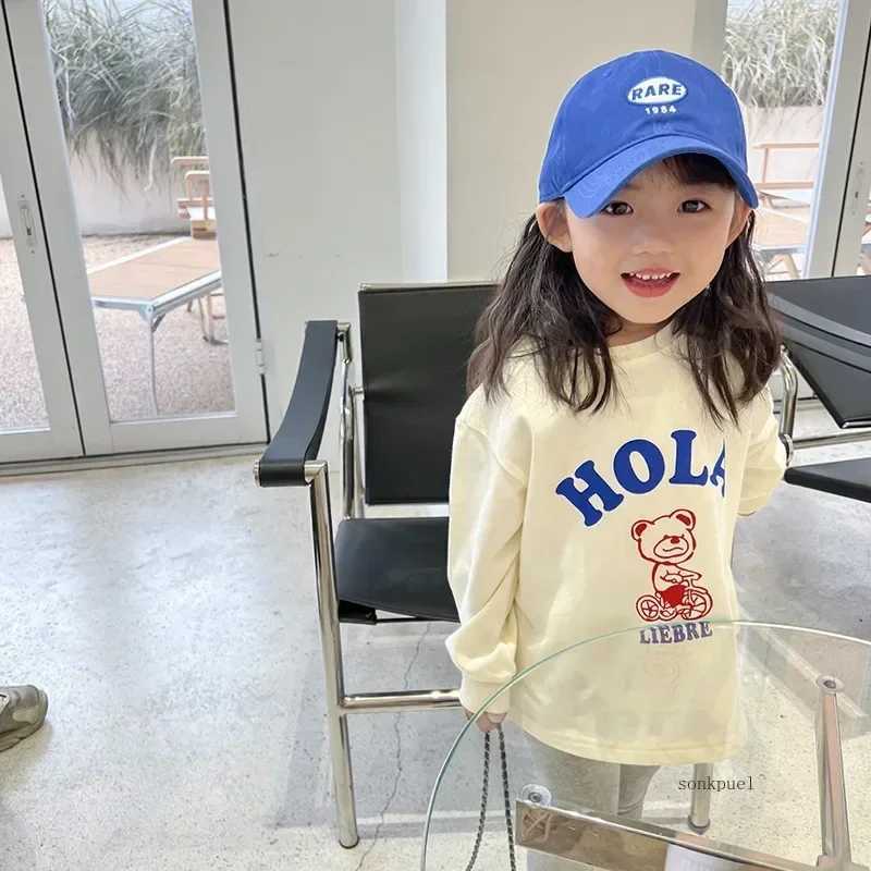 Autumn Childrens Fashionable Sports Set Baby Girl Sweater Leggings Twopiece Sets Girl Toddler Cartoon Alphabet Clothing C250912