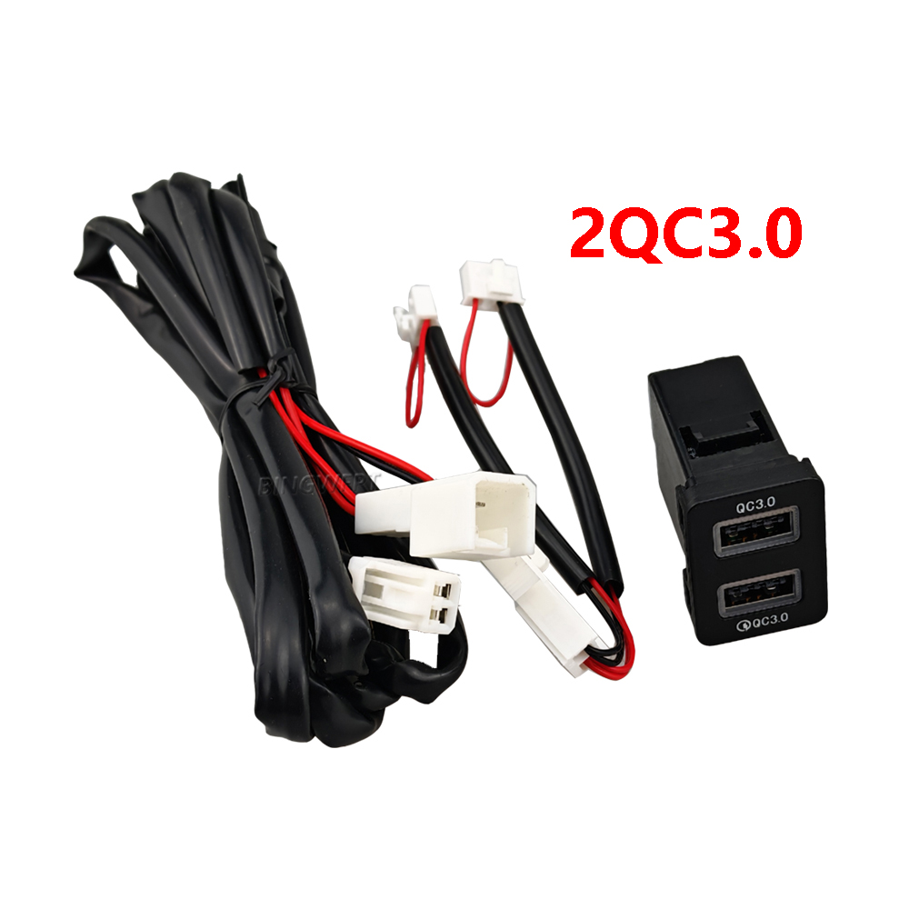 For The New Toyota 2QC3.0&QC3.0-PD Fast Charging Car Charger Car Accessories Adapter
