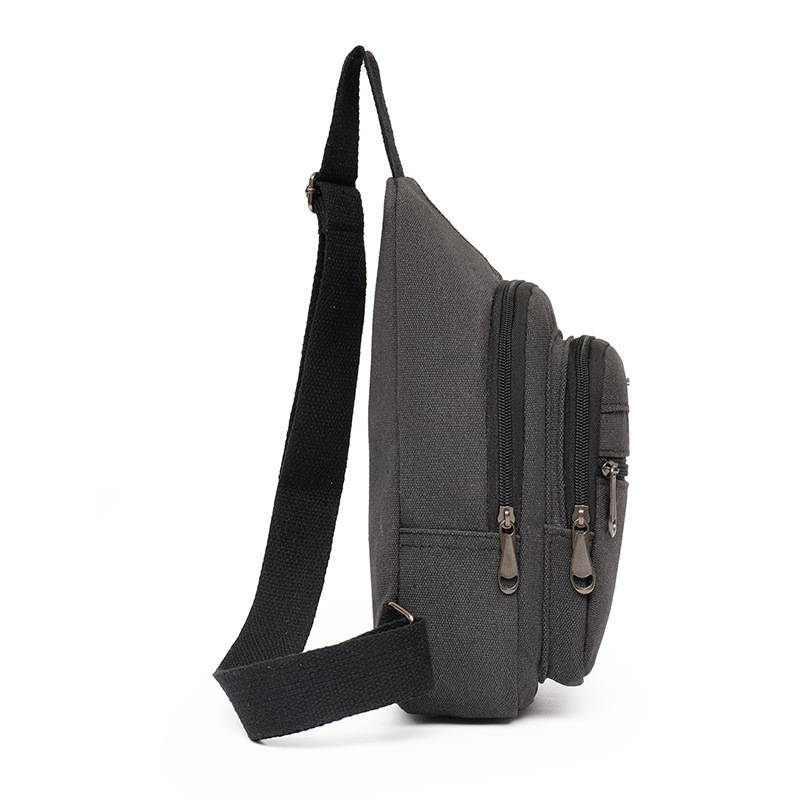 Free Shipping Men Chest Bag New Simple Water Resistant Canvas Retro Designer Bag Fashion Luxury Bag Backpack Large Capacity Wear Resistant Multi Layer