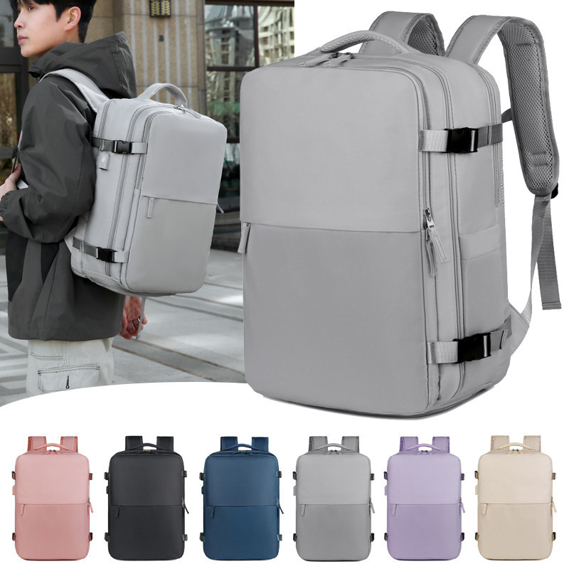 New Large Capacity Backpack High End Water Resistant Designer Bag Laptop Backpack Free Shipping Trendy Multifunctional Commuter Luxury Bag Business Ba