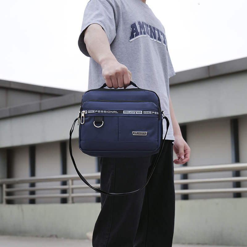 New Luxury Bag Men S Single Shoulder Water Resistant Designer Bag Oxford Cloth Crossbody Bag Free Shipping Business Men S Travel Large Capacity Trip S