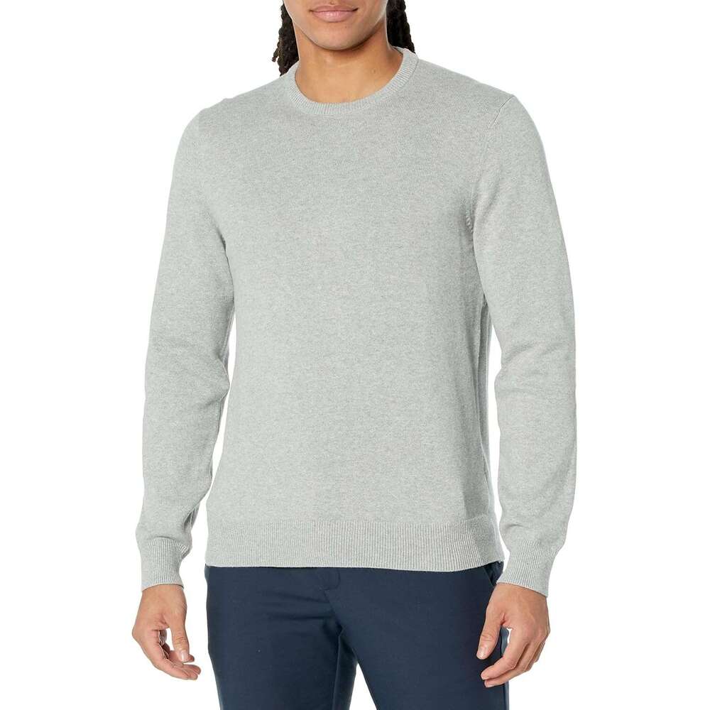 Men's Sleeve Crew Neck Sweater, 100% Cotton, Available in Plus Size and Extra Long ab