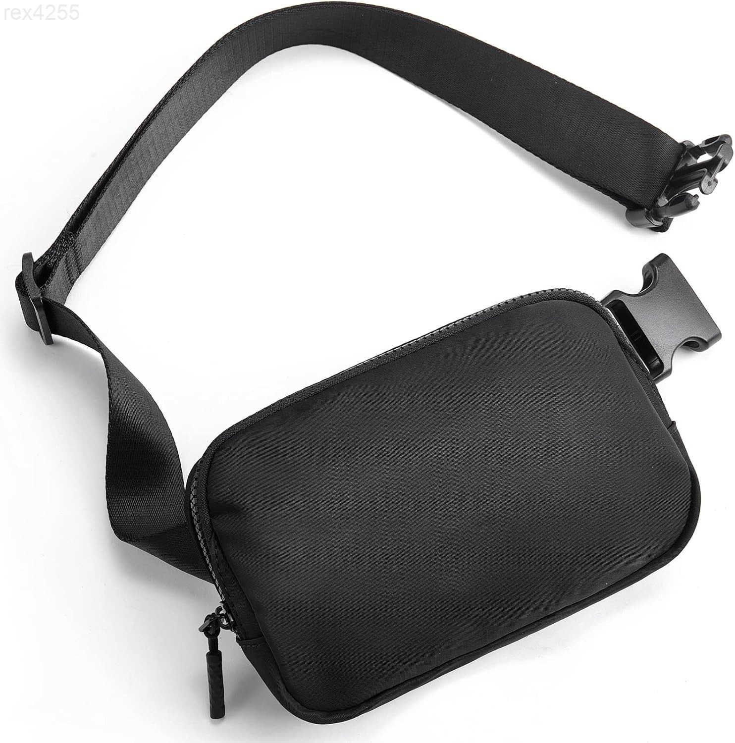 Belt Bag for Women Men Fashionable Crossbody Fanny Pack for Women Waist Bag with Adjustable Strap BlackW250912