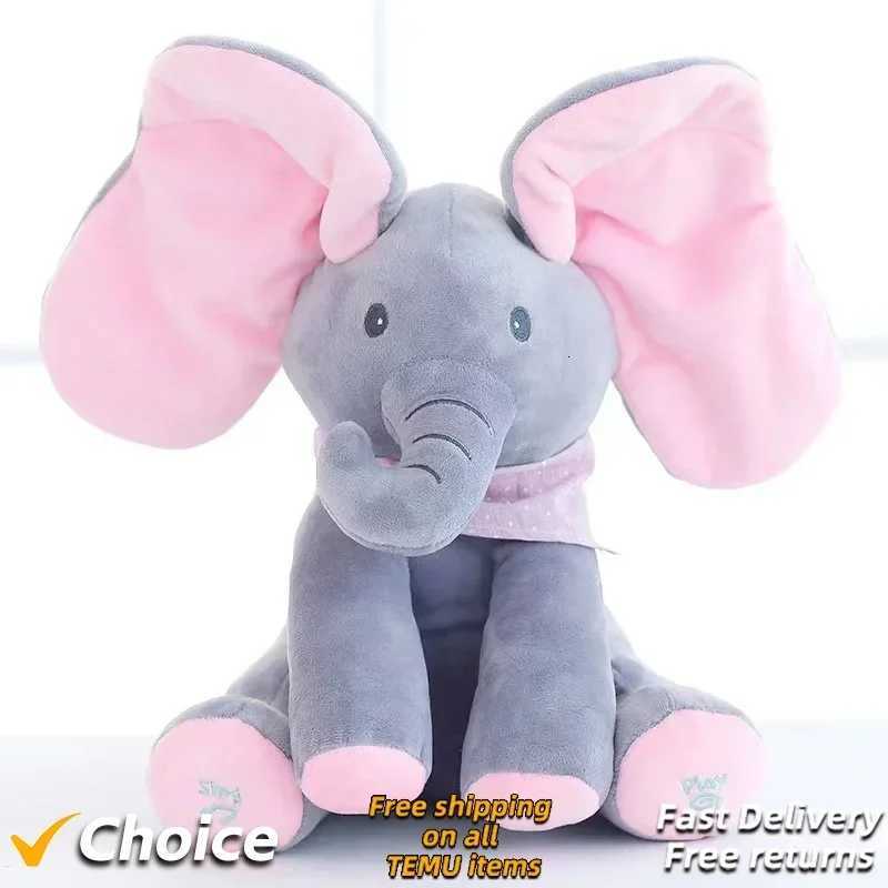 2025 New Hideandseek Elephant Plush Toy Baby Hideandseek Game Toy Singing Interactive Musical Toys Gifts Z250912