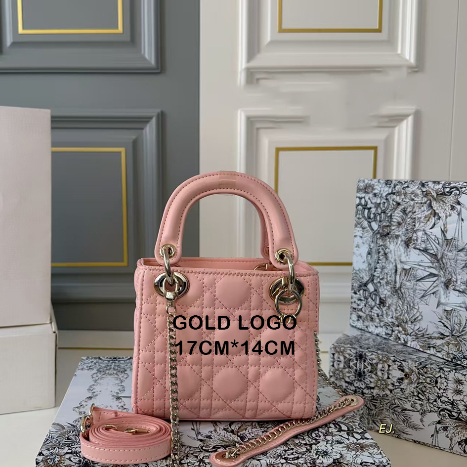 High quality Designer lady handbag Genuine Leather lambskin Lizard pattern 17CM versatile shoulder bag fashion crossbody bag for women