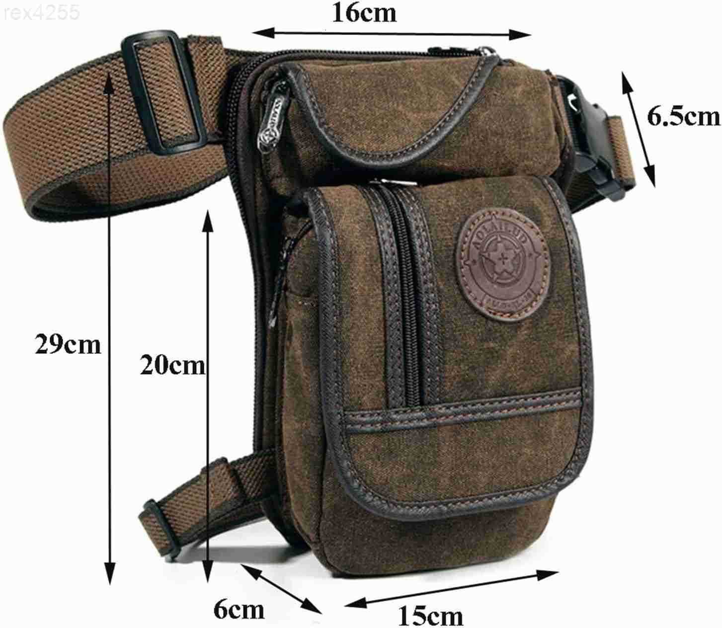 Waist Pack Drop Leg Bag for Men Women Belt Bumbag MultiPurpose Motorcycle leg bag Outdoor Travel Hip Bag Hiking Climbing Thigh BagW250912