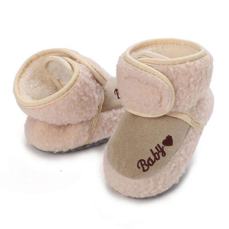 "Baby Winter Booties - Warm Plush Snow Boots for Newborns Soft Sole Crib Shoes | Cozy First Walkers 0-24M"