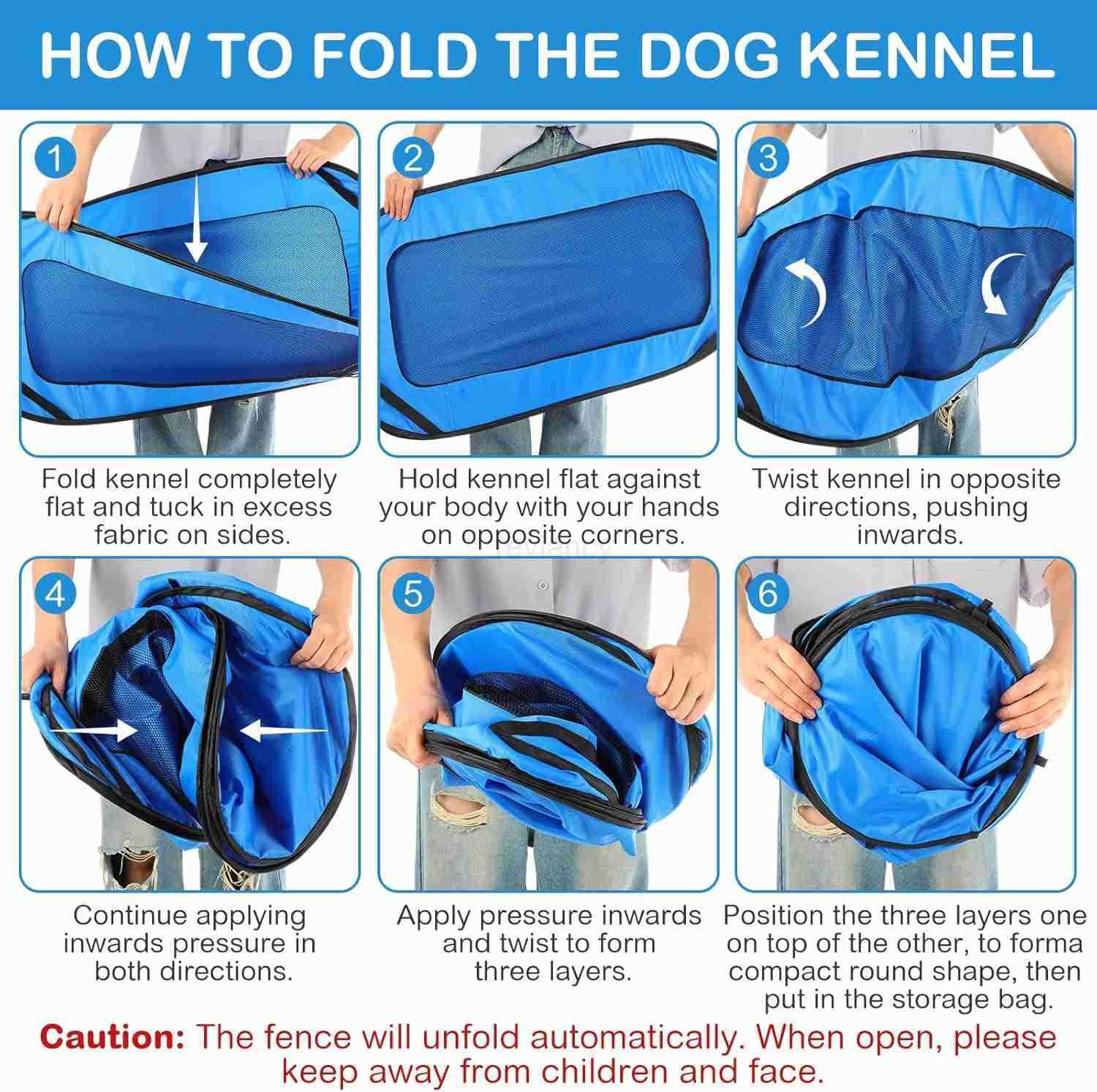 37 Inch Collapsible Dog Crate with Mat Liner Pop up Dog Kennel Waterproof Portable Car Seat Kennel Travel Crate for Pet Indoor Outdoor Cat Bed Collect