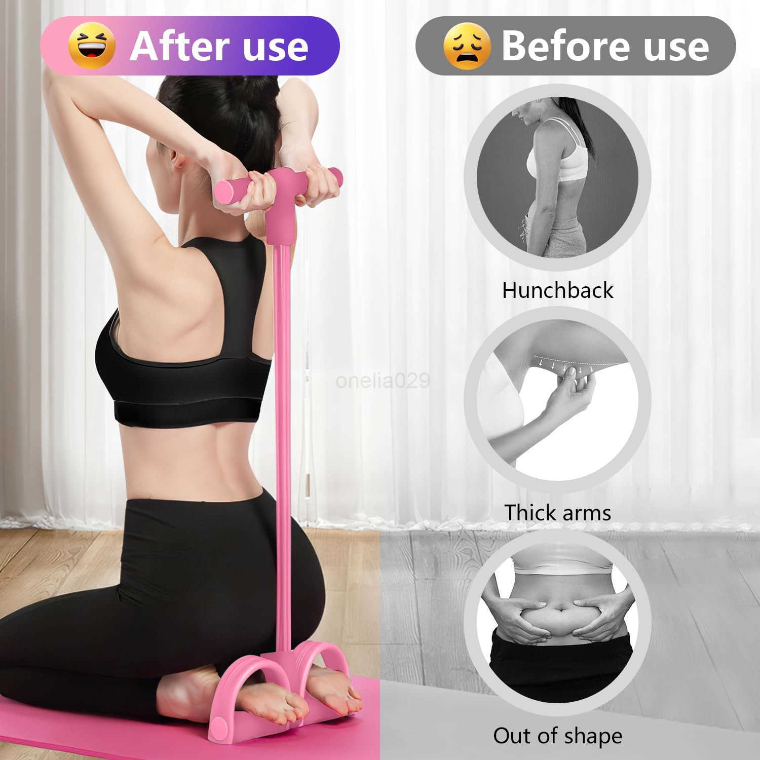 21 Fitness Resistance Bands4 Tube Pedal Ankle Puller2025 Upgrade Stretch Bands for ExerciseAB Training Auxiliary DevicePedal Resistance Band with Hand