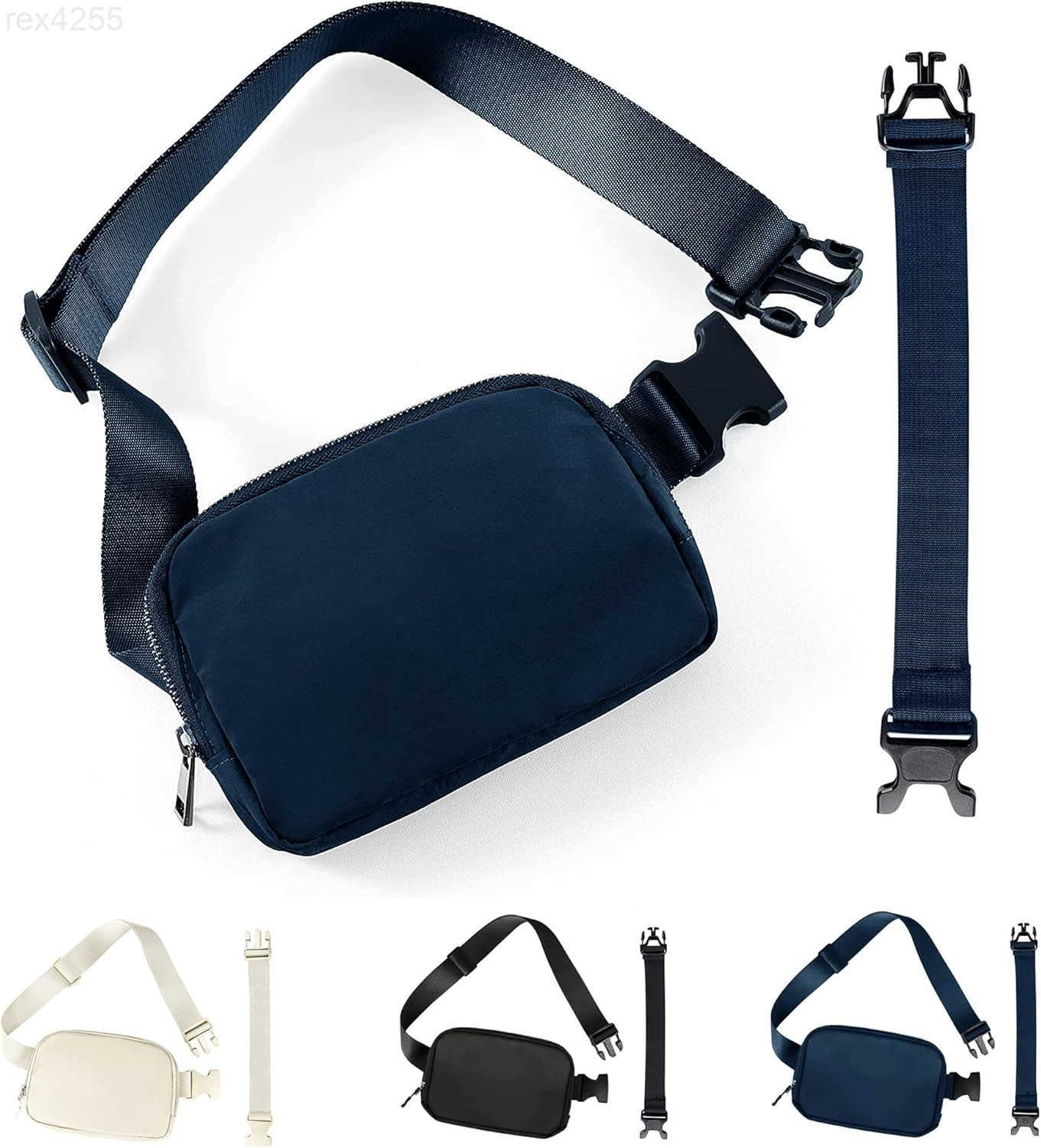 Fanny Pack for Women MenFashion Crossbody Bag Mini Belt Bag with Adjustable Strap and 118in Extension Belt Waterproof Waist Bag for Outdoor Running Hi