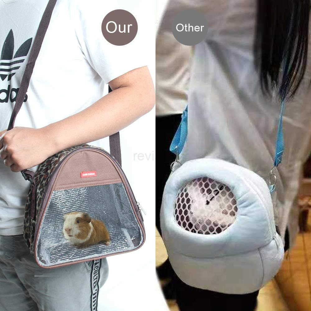 Pig Bag Carrier Accessories Small Animals Hedgehog Squirrel Chinchilla Sugar Glider Outdoor Travel Bag Zipper Portable Breathable Outgoing BagsW250912